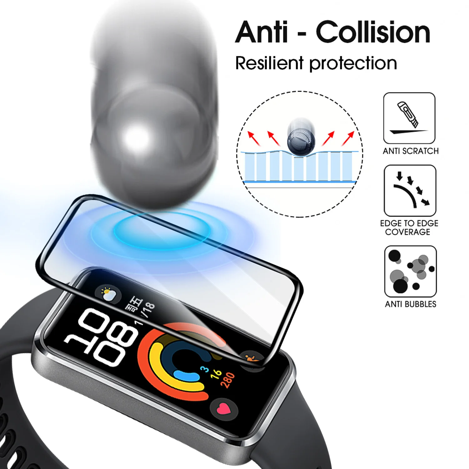 Flexible Screen Protectors for - огляд і ціна Watch Face Protector